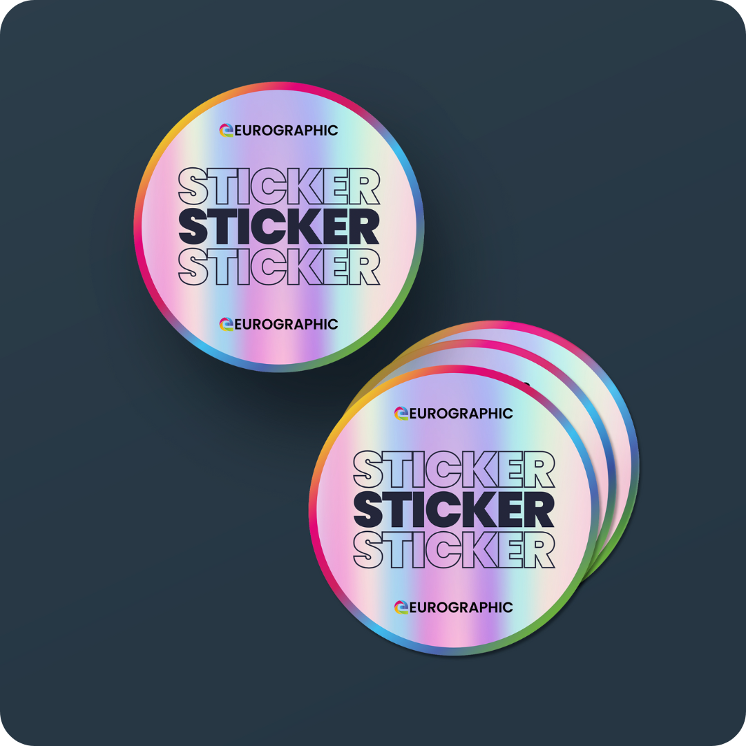Stickers Tornasol Personalizados y Troquelados - Eurographic.cl
