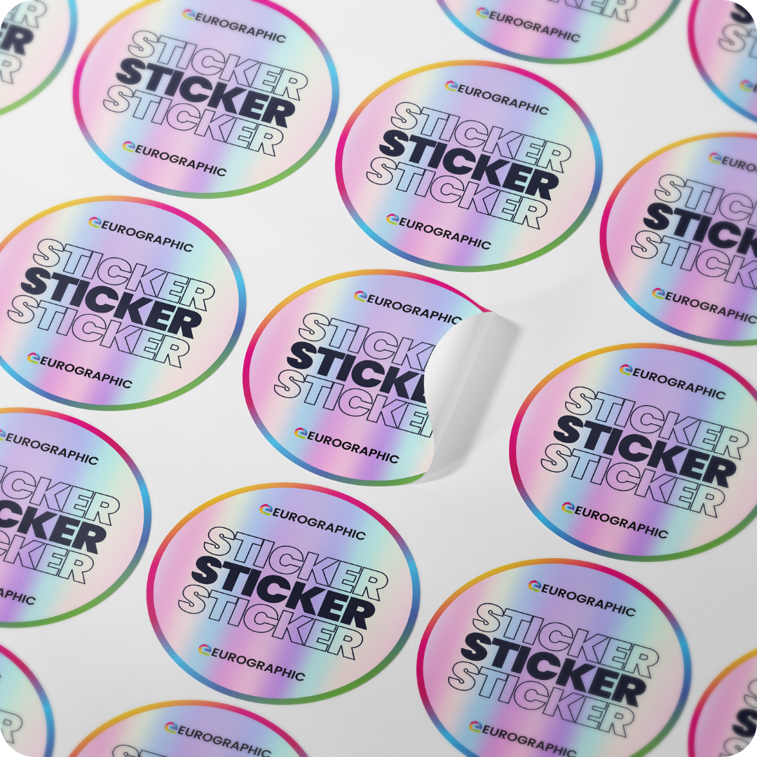 Stickers Tornasol Personalizados y Troquelados - Eurographic.cl