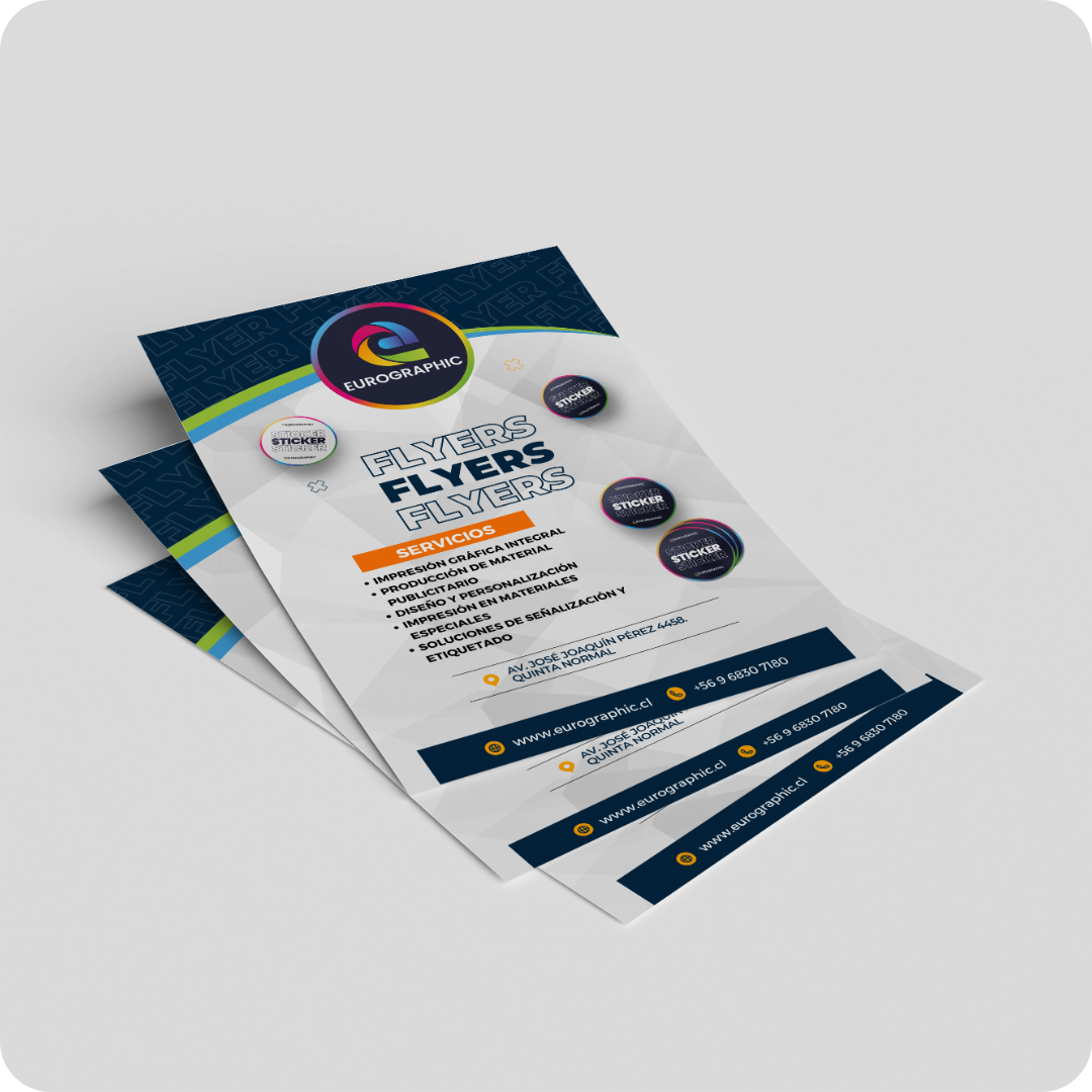 Flyers o Folletos Publicitarios - Eurographic.cl